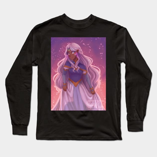 Starry princess Allura Long Sleeve T-Shirt by Probablynotsam